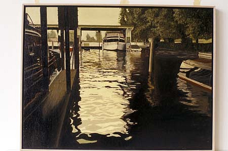 Thu Nguyen
An Empty Space, 2004
oil on oak panel, 27 x 21 inches