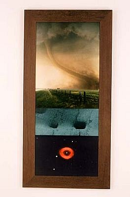 Barbara Noah
Reverie, 1990
oil on photo emulsion on paper, wood, 67 x 33 3/8 x 1 inches
