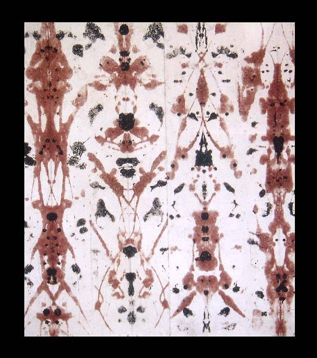 Saritha Margon
Random Symmetries No. 27, 2007
sawdust on paper, 22 x 23 inches