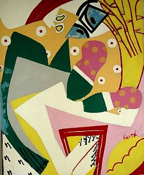 Knox Martin - Woman V