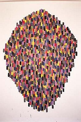 Didier Mencoboni
Untitled, 1998
gonache on paper, 190 x 150 cm