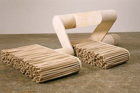 Erik Levine
Empirical Hardware, 1998
plywood, 31 x 89 x 55 inches