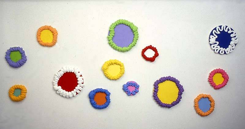 Peter Lloyd Lewis
Through the Looking Glass, Adventures in Vacuity, 2001
expanding foam, acrylic paint on canvas, dimensions variable