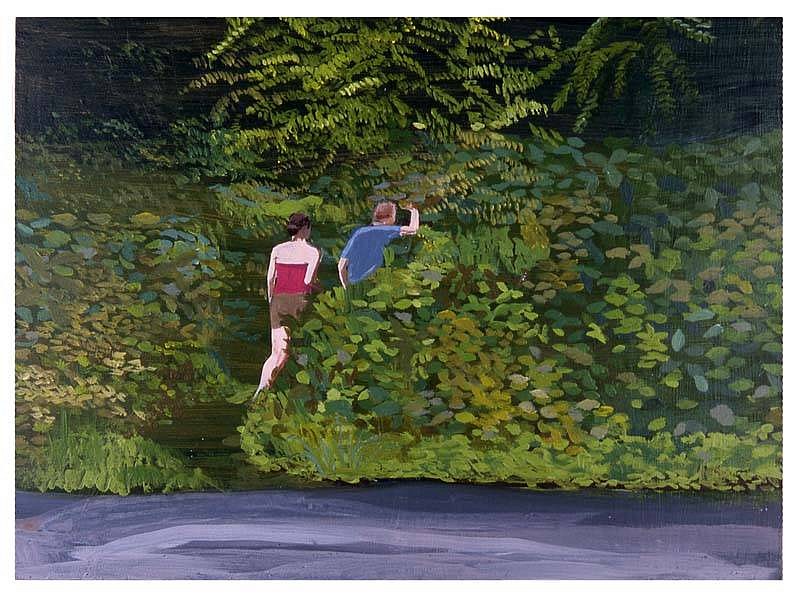 Nikki Lindt
Landscapes and Small People No. 21, 2005
acrylic on board, 32 x 24 inches
