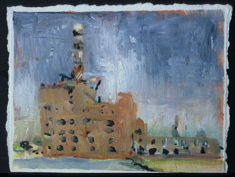 Allen Mitchell Long
Falstaff Building, 2008
oil on paper, 5 3/4 x 7 5/8 inches