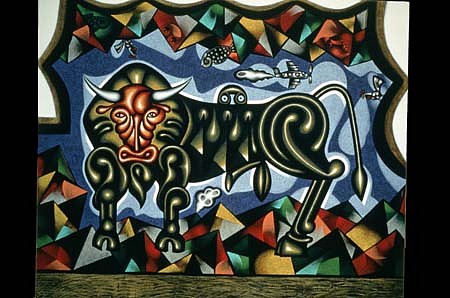 Carlos Luna
Encuentro Nocturno, 2000
oil on canvas, 110 x 130 cm
Diptych