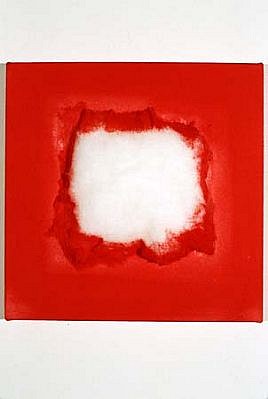 Karin Luner
Untitled, 1997
cottonwool, acrylic on canvas, 12 x 12 inches