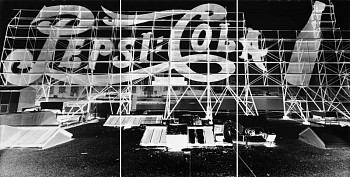 Vera Lutter - Pepsi Cola, Long Island City, X: July 10, 1998