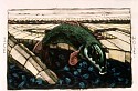 David Krueger, Untitled
1988, oil, charcoal, rhoplex, rubber, colored pencil on paper