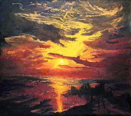 Herbert Katzman
New York Bay, 1999
oil on canvas, 34 x 30 inches