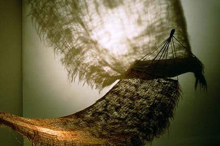 Barbara Kendrick
Sleeper, 1995
109 x 23 x 1/2 inches
hair hammock