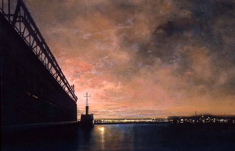 William Kennon
Pier 40, Evening, 2005
oil on linen, 24 x 36 inches