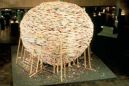 Richard Jackson
Museum of Art- The Museum as Site: 16 Projects, 1981
acrylic on canvas, 192 x 192 x 192 inches