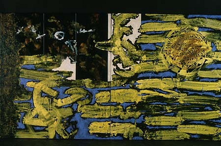 Mariola Jaśko
Blue and Yellow Game II, 1997
oil on canvas, 160 x 280 cm