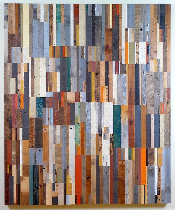 Duncan Johnson
Patchwork, 2008
reclaimed wood, graphite, nails, 60 x 48 x 2 inches