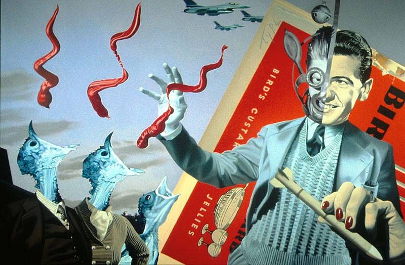 Nicholas Jolly
A Message from Our Leader, 2008
oil on canvas, 68 x 100 inches