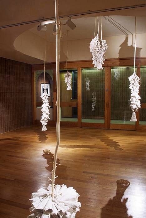 Rebecca Hutchinson
Manchester Crafts Installation, Pittsburgh, PA, 2006
handmade paper, porcelain, clay, wood
detail