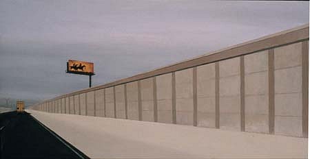 Kara Hammond
Sound Wall, Reston, VA, 1999
oil on copper, 12 x 24 inches