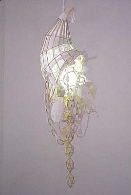 Kirsten Hassenfeld
Horn of Plenty, 2004
paper with mixed media, 60 x 24 x 24 inches
detail