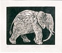 Roger Harris, Elephant
1995, wood engraving