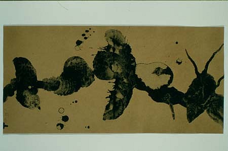 Virgil Grotfeldt
Out of Sight, Out of Mind, 1997
coal dust on braille paper, 22 x 11 inches