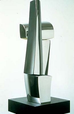 Roy Gussow
Stelae 3-6-87, 1987
stainless steel and acrylic, 16 1/8 x 5 x 6 inches