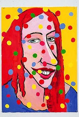 Frank Gaard
Amy with Colored Balls, 2002 - 2003
acrylic on paper, 41 x 29 inches