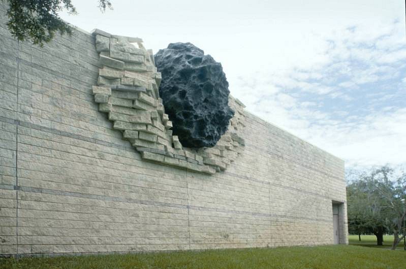 Cameron Gainer
IN/OUT, 2008
hand carved EPS, steel, urethane, latex paint, 192 x 264 x 84 inches