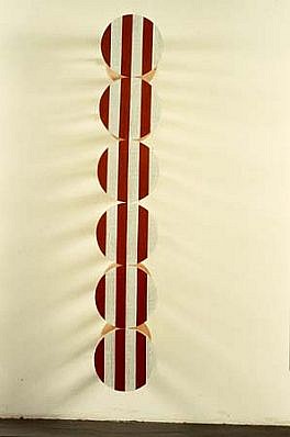 Gerald Giamportone
Untitled (Stacked Column #8), 1990
acrylic, oil, wax, wood, 72 x 12 x 23 inches
side view