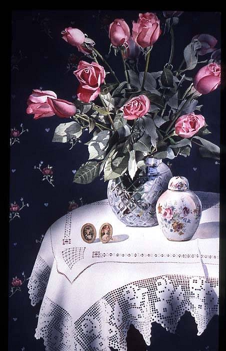 Jacqueline Gnott
Still Life with Pink Roses, 2005
watercolor, 24 x 32 inches