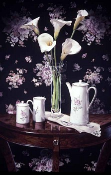 Jacqueline Gnott - Still Life with Calla Lilies