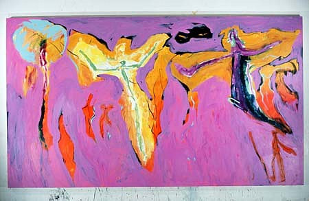Dana Gordon
Untitled, 1986
oil on canvas, 83 x 144 inches
