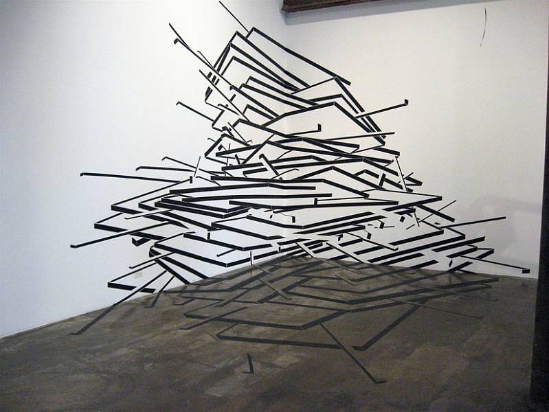 Heide Fasnacht
Table of Contents, 2008
tape, dimensions variableapproximately: 180 x 144 x 168 inches