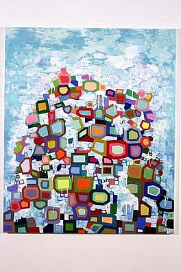Jane Fine
Foam, 2000
oil on canvas, 66 x 55 inches