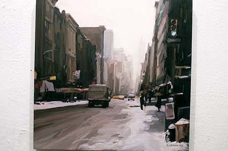 Lisbeth Firmin
Broadway in the Snow, 1998
oil on panel, 20 x 20 inches