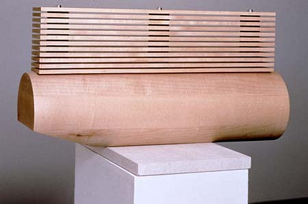 Kendra Ferguson
Log Lady, 1997
maple and stainless steel, 10 1/8 x 19 x 5 1/4 inches