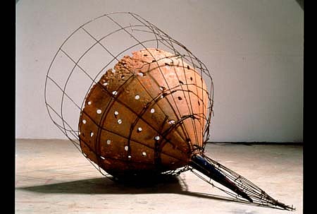 Ron Fondaw
Oil Kan, 1994
ceramic and iron, 48 x 60 x 48 inches