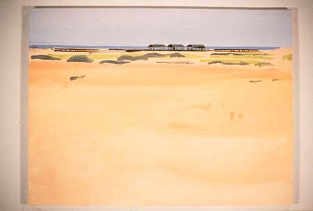 Roy Fowler
New Smyrna Grid (Orange Field), 1997
oil on canvas, 30 x 40 inches