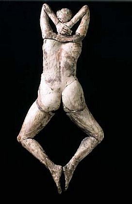 Leslie Fry
Cleave, 1988
terracotta with slip and oxide, 60 x 30 x 9 inches