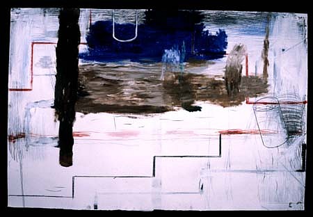 Eric Erickson
Untitled, 1985
acrylic, pencil, paper, 42 x 64 inches