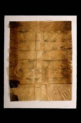 Gretchen Ewert
Map, 2003
graphite & tea on silk tissue, 28 x 22 inches