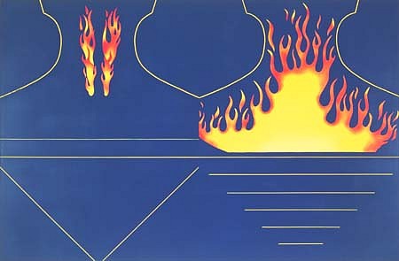 Ronald de Bloeme
Stunt, 2005
matte and high-gloss paint on canvas, 190 x 290 cm