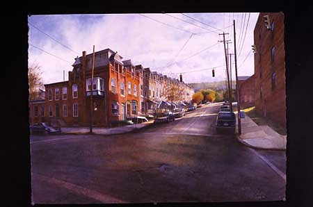 Matthew Daub
Somnambulist Watchman ISA 21:11, 1990
watercolor, 40 x 60 inches