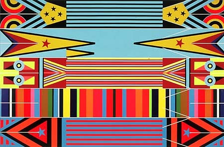 Ronald de Bloeme
Chopper II, 2004
matte and high-gloss paint on canvas, 225 x 350 cm