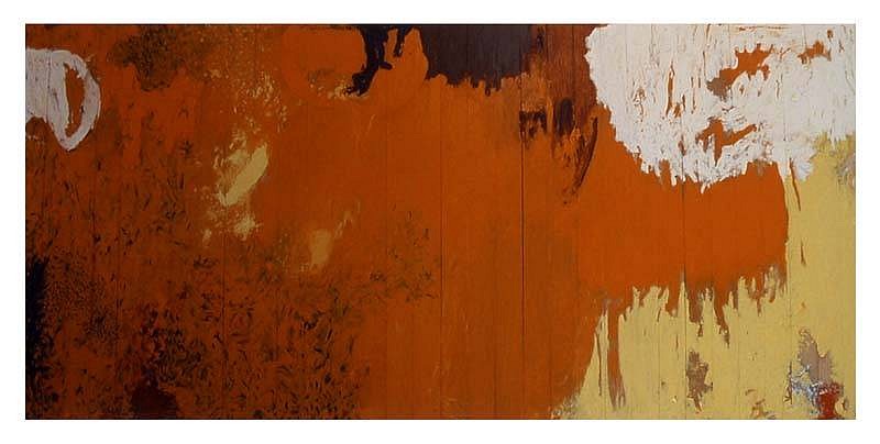 Anibal Delgado
The Damned Privileges (Samarkanda 6), 2002
oil on wood, 48 3/4 x 106 1/3 inches