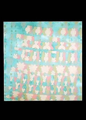 Susan Dory
Untitled M, 2000
enamel, wax on panel, 42 x 42 inches