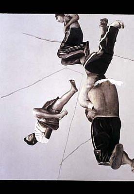Diana Dowek
Pausa En La Larga Marcha,, 2003
mixed media on canvas, 160 x 200 cm