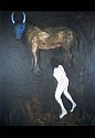 Sherman Drexler, Woman and Blue Head Bull
2004, oil on canvas