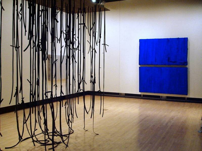 Gregory Coates
(Strut), 2008
rubber, wood, pigment, 48 x 96 x 144 inches