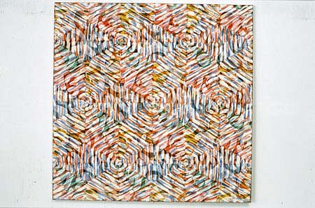 Liz Coats
Lattice #12, 1995
pigment & acrylic on canvas, 137 x 137 cm